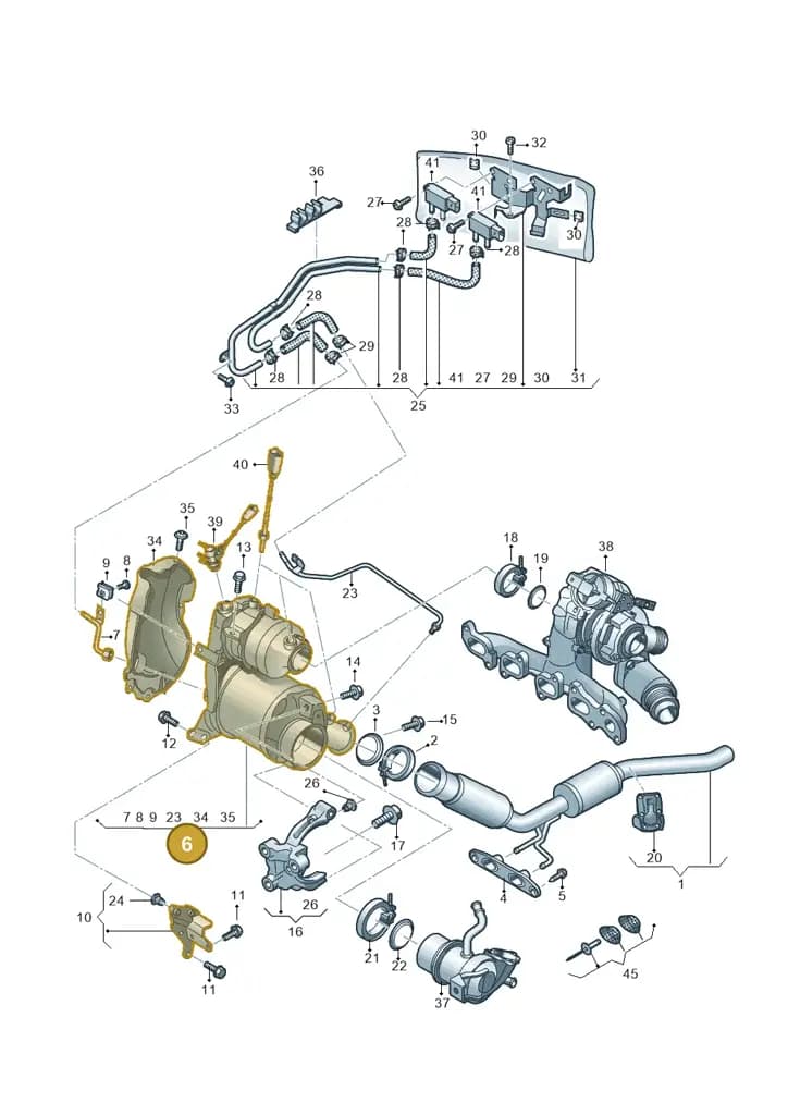 04L131648H — Skoda Kodiaq (2016-2024) diagram 434253040, position 6