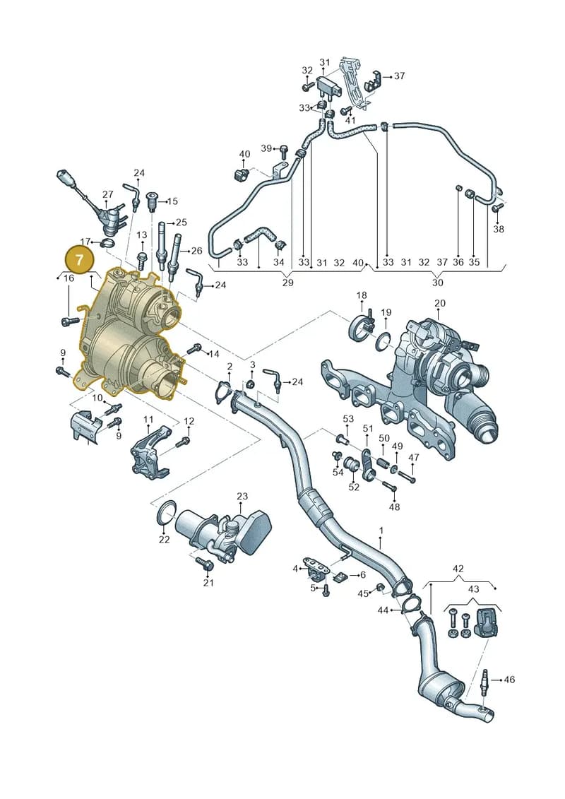 04L131670SX — Audi Q5 (2016-2025) diagram 896253650, position 7