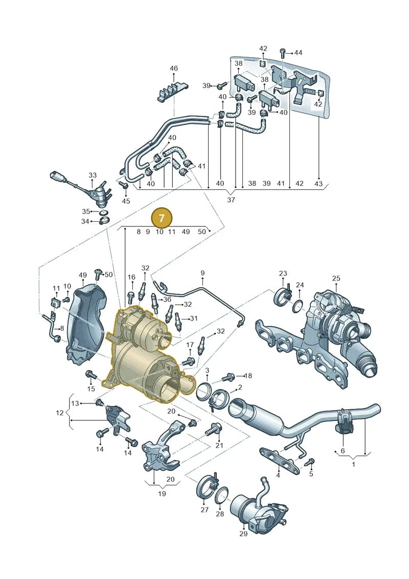 04L131678P — Audi Q2 (2016-2025) diagram 803253720, position 7