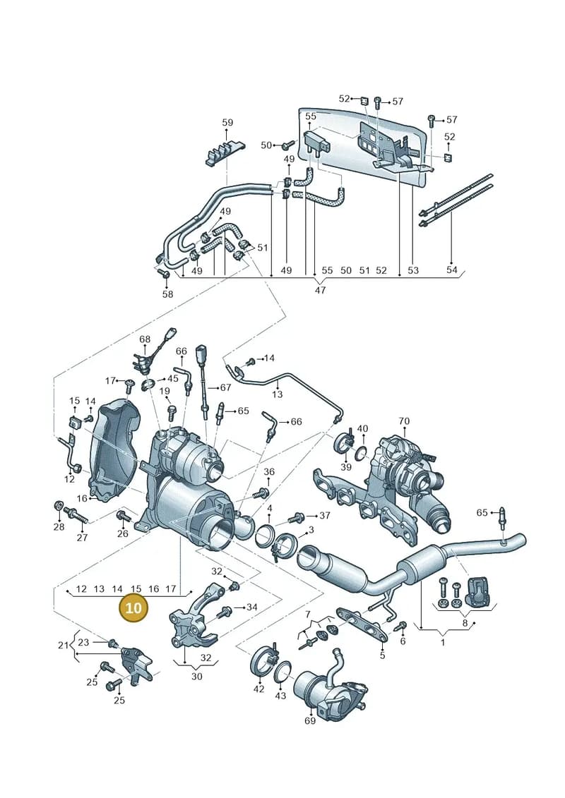 04L131678S — Audi Q3 (2018-2025) diagram 597253650, position 10