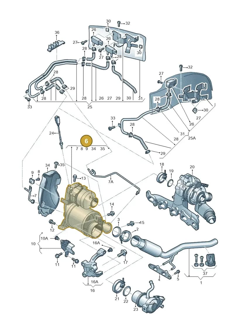 04L131679B — SEAT Leon ST (2016-2020) diagram 745253540, position 6