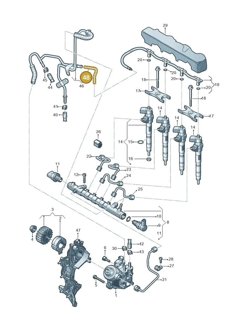 04L201908B — Audi A3 Sportback (2016-2020) diagram 745130400, position 48
