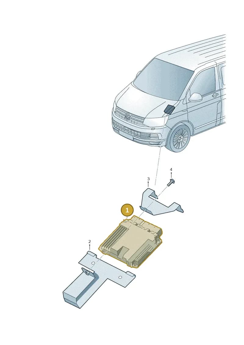 04L906057AP — Volkswagen Transporter Multivan (2019-2024) diagram 861906200, position 1