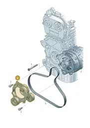 05C903305 Volkswagen Belt Tensioner Damper