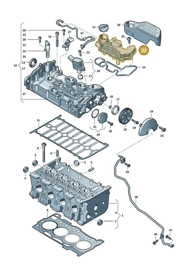 05E103495AE — SEAT Tarraco (2018-2024) diagram 3j0103340, position 32