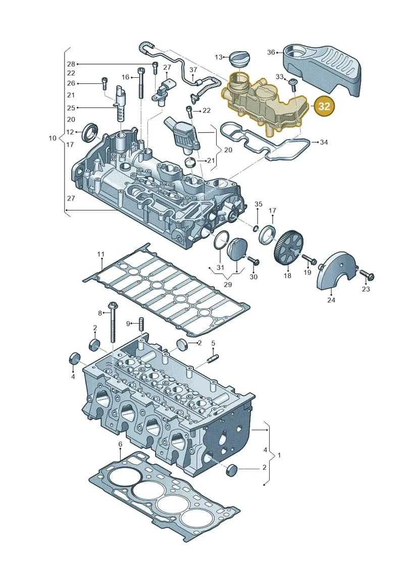 05E103495AE — SEAT Arona (2017-) diagram 813103460, position 32