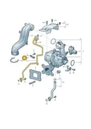 05E145140AC Volkswagen Supply Pipe