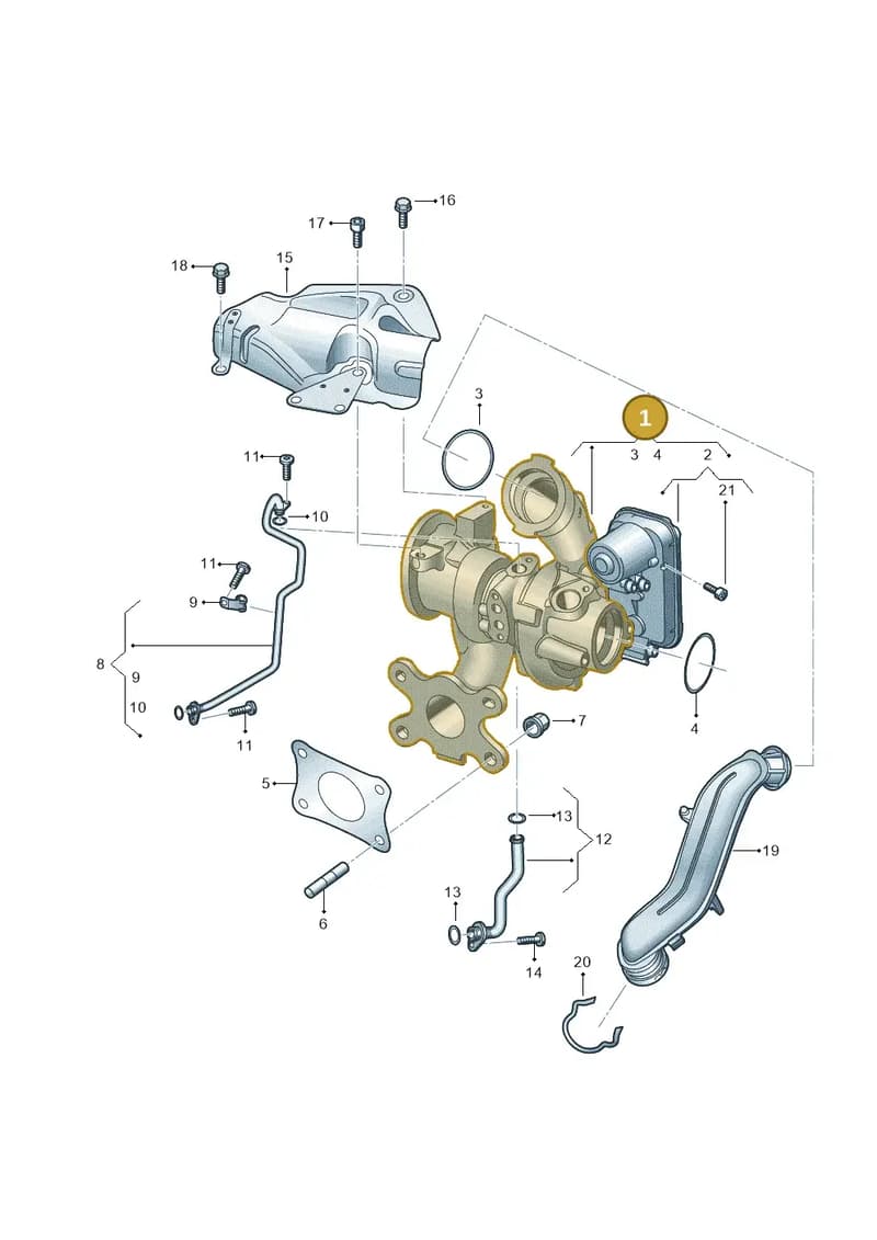 05E145701K — SEAT CUPRA Formentor (2020-) diagram 827145010, position 1