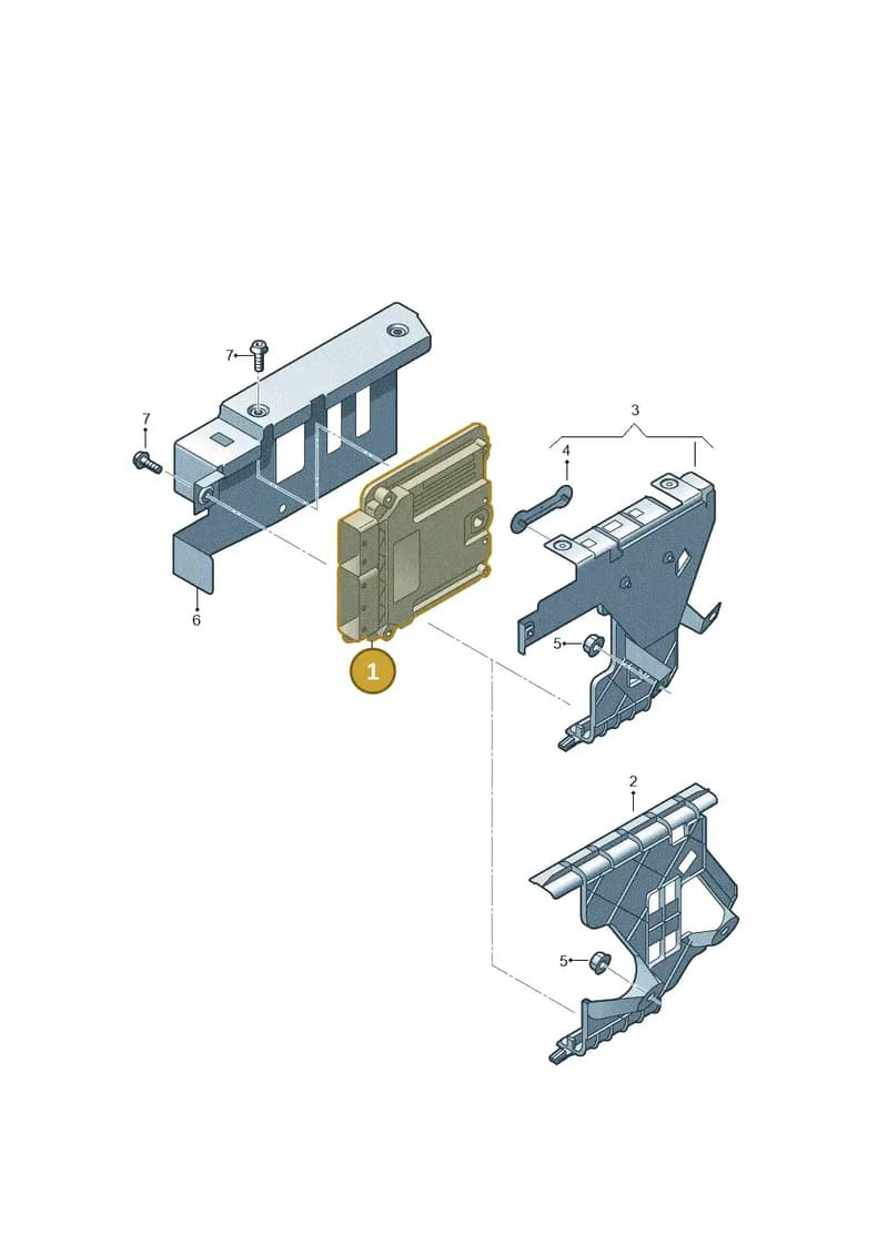 05E906018CT — Volkswagen T-Roc Cabriolet (2019-2025) diagram 829906220, position 1
