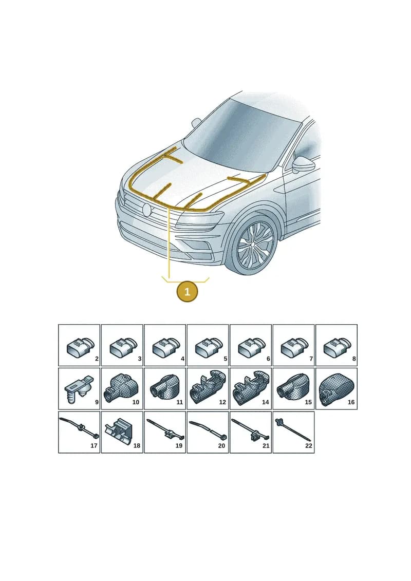 05E972627L — Volkswagen Tiguan 2.0 4Motion (2016-2024) diagram 884971008, position 1