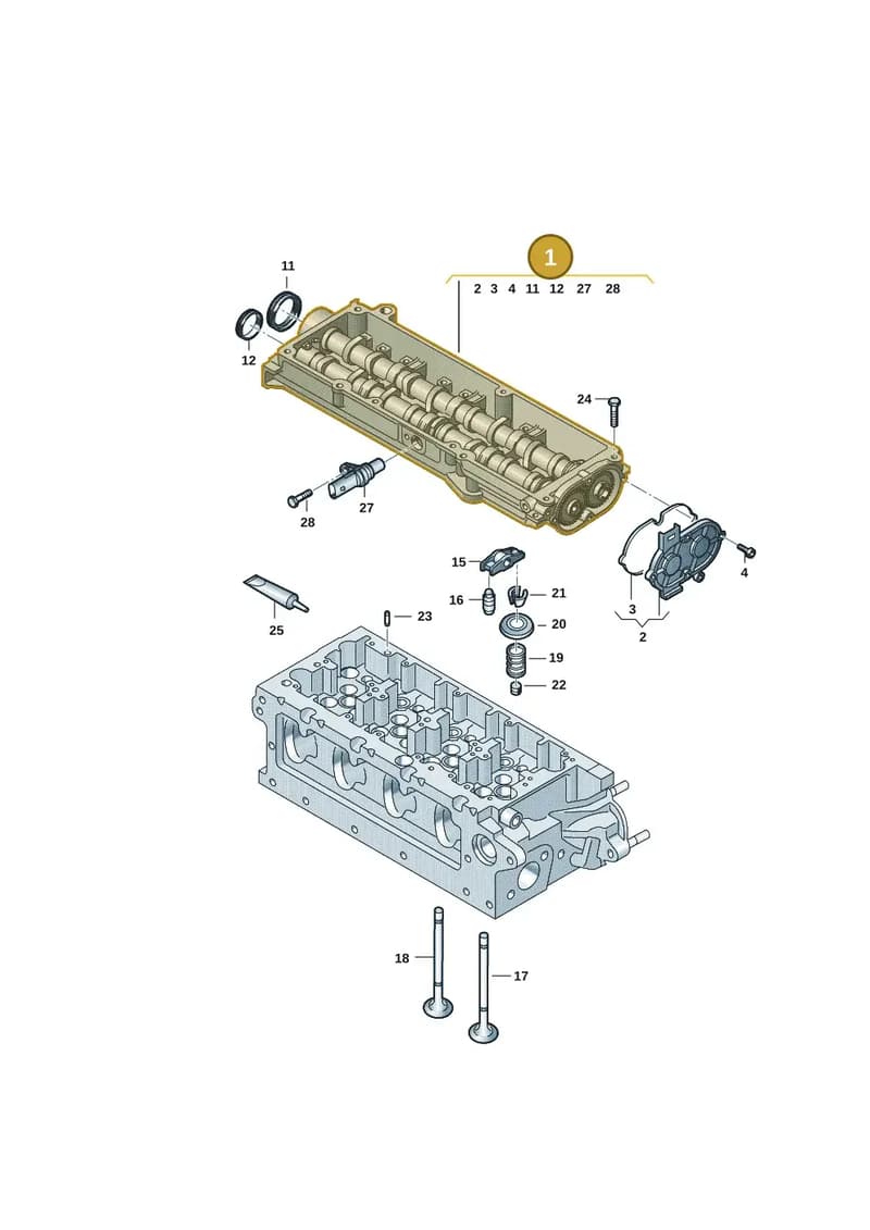 05L103044AH — SEAT Leon (2019-) diagram 884109045, position 1