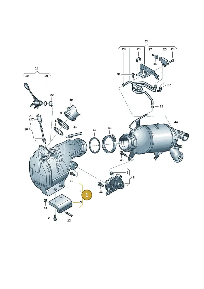 05L131695F — Audi A5 Limousine (2024-2025) diagram 8wk253230, position 1