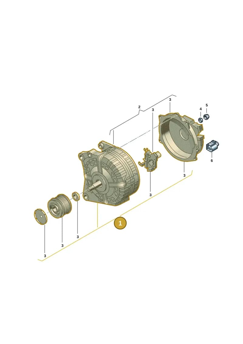 05L903026E — Volkswagen Multivan (2021-2025) diagram 7t0903150, position 1
