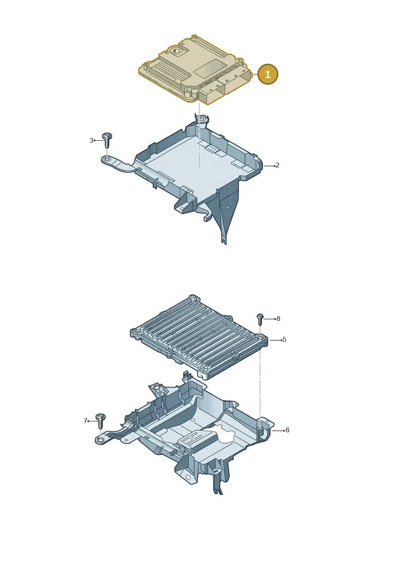 05L906027CSFY0 — Audi Q5 (2016-2025) diagram 849906050, position 1