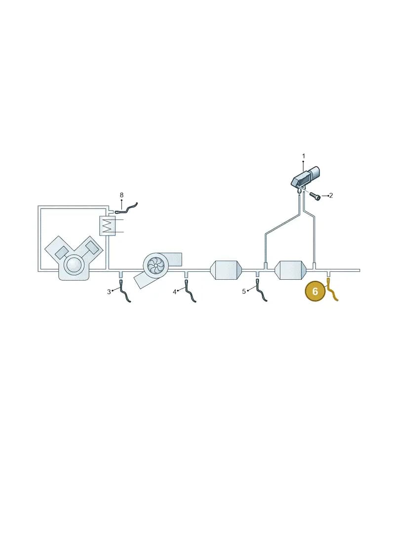 05L906088AL — Volkswagen Tiguan (2016-2024) diagram 746906150, position 6