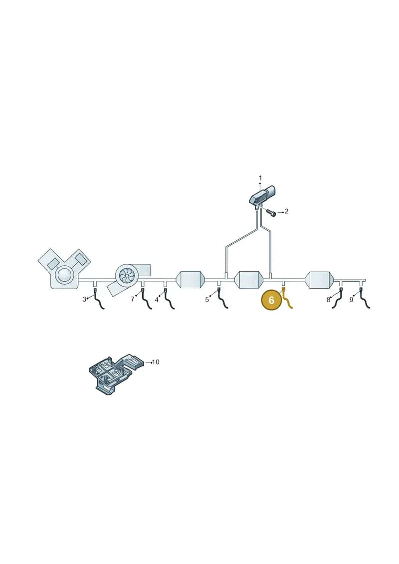 05L906088AL — Volkswagen Passat Saloon (2014-2024) diagram 793906015, position 6