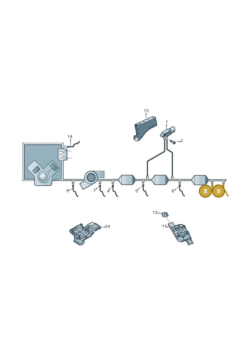 05L907807AR — Skoda Octavia (2019-2022) diagram 780906150, position 8+9