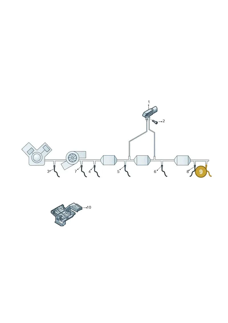 05L907807AR — Volkswagen Passat Saloon (2014-2024) diagram 793906015, position 9