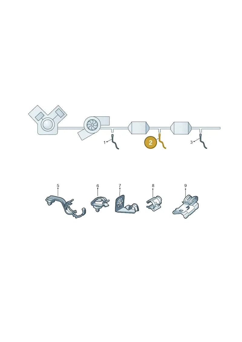 05L907807CQ — Audi Q3 (2018-2025) diagram 597906001, position 2