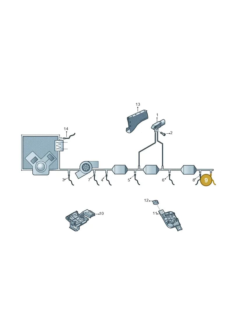 05L907807C — SEAT Leon (2019-) diagram 780906150, position 9