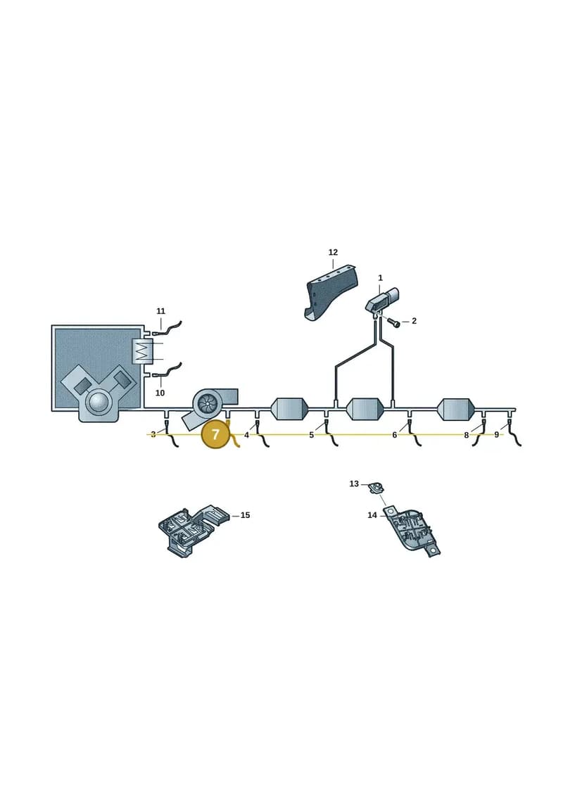 05L907807N — Volkswagen Transporter Multivan (2019-2024) diagram 7ep906150, position 7