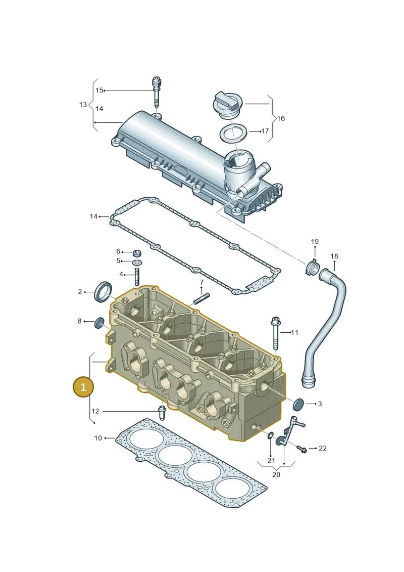06A103275EX — SEAT Altea XL Reference (2010-2013) diagram 409103300, position 1
