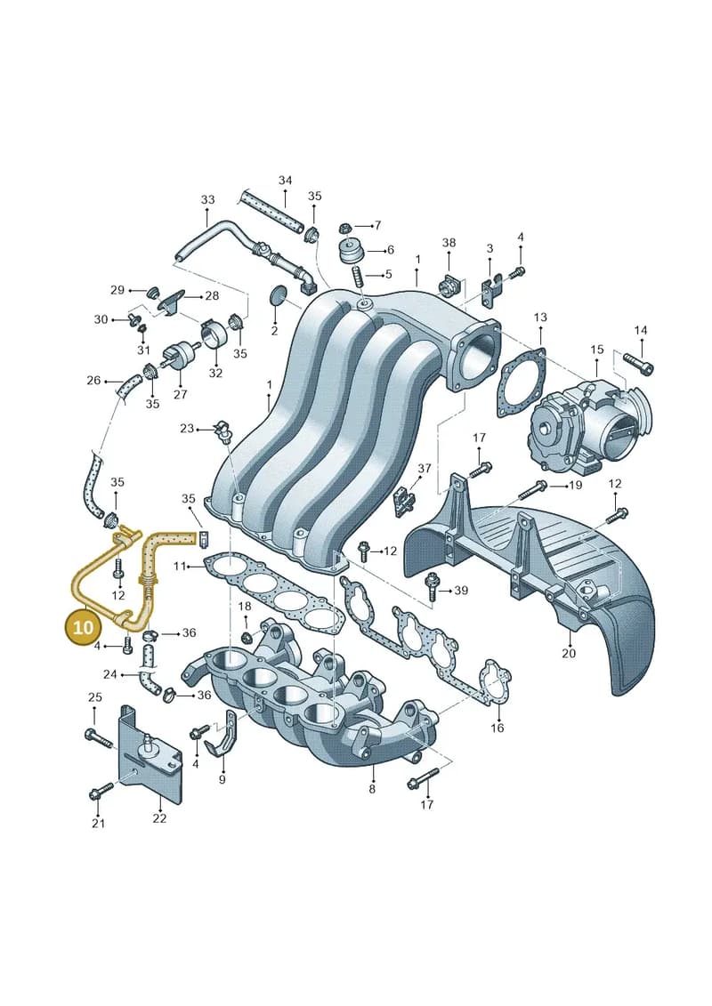 06A133366AL — SEAT Ibiza (2012-) diagram 194133270, position 10