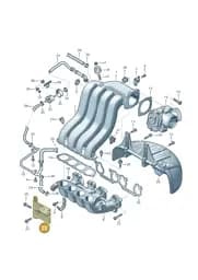 06A133942C Volkswagen Retaining Plate