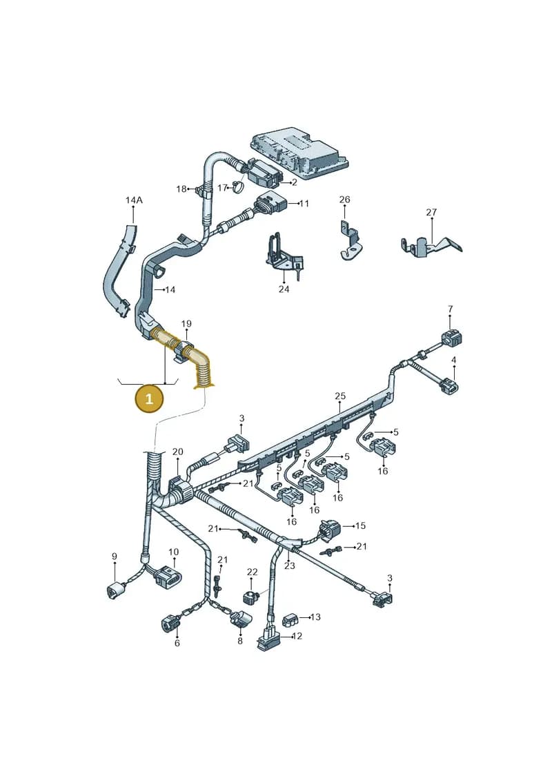 06A971612AR — SEAT Ibiza (2012-) diagram 345971160, position 1