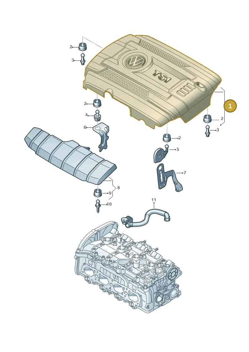 06K103925BG — SEAT Alhambra (2015-2022) diagram 746103750, position 1