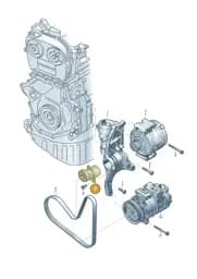 06K903133AF Volkswagen Belt Tensioner Damper