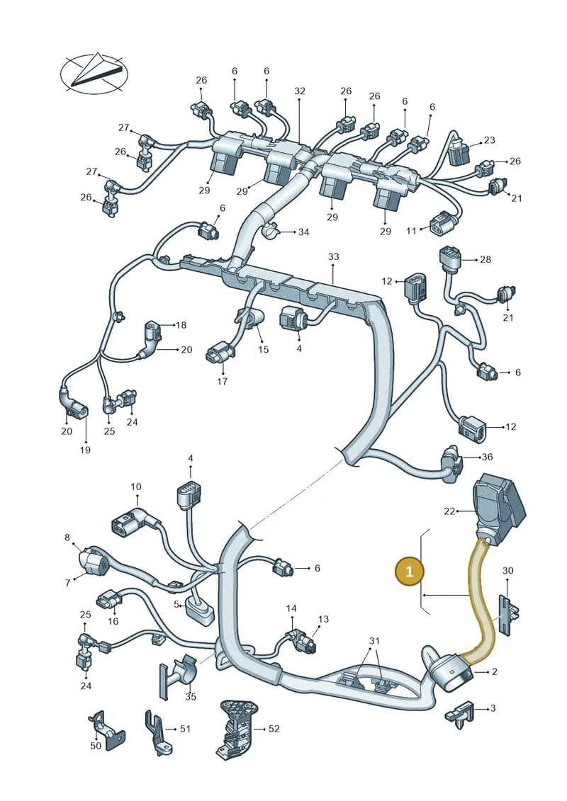 06K972627FK — Skoda Kodiaq (2018-2022) diagram 793971110, position 1