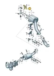06N131327K Volkswagen Bracket