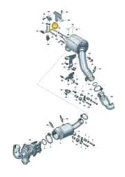 06N131850AC Volkswagen Hose