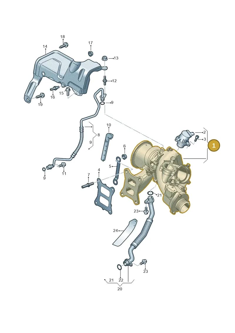 06Q145701C — SEAT CUPRA Formentor (2020-) diagram 884145250, position 1