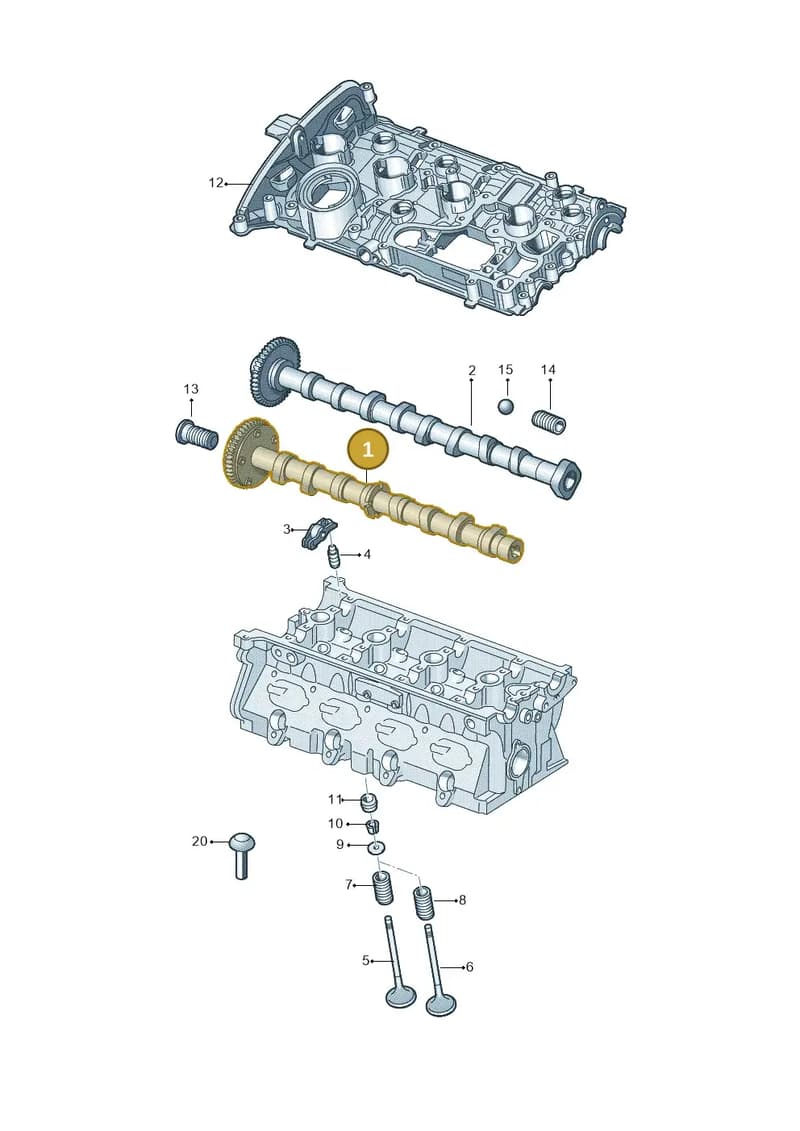 06R109021N — Audi A5 Limousine (2024-2025) diagram 849109090, position 1