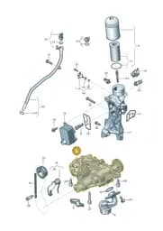 06R115105 Volkswagen Oil Pump