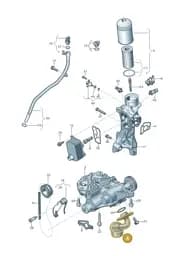 06R115251 Volkswagen Suction Line
