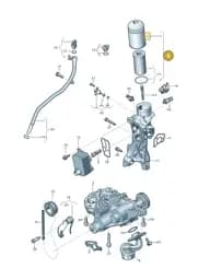 06R115401 Volkswagen Filter Housing