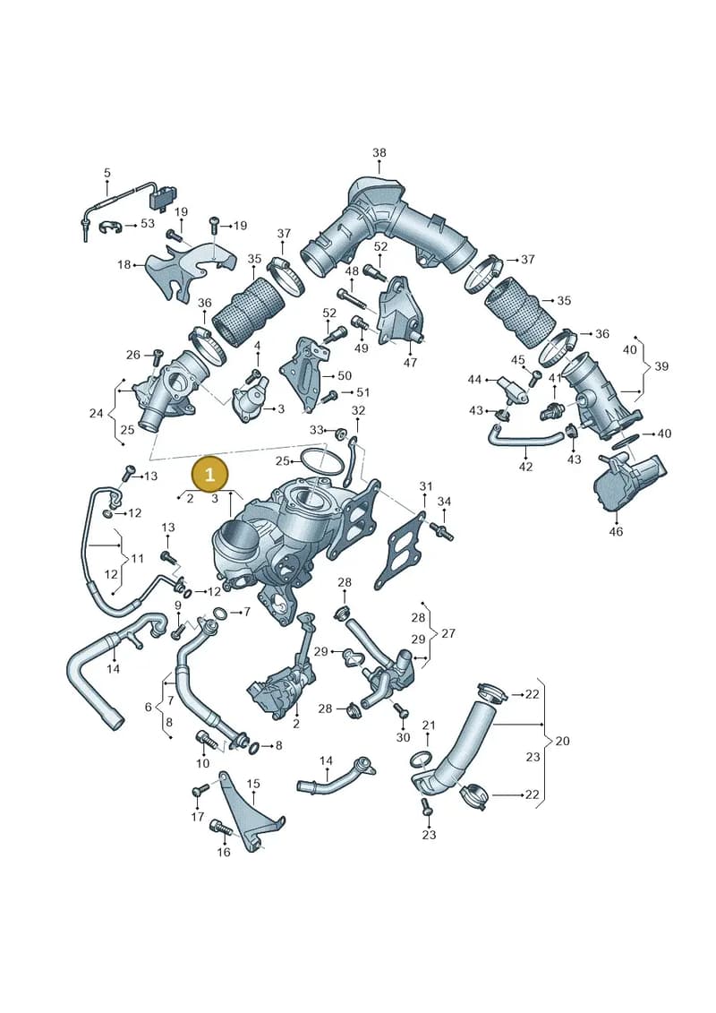 06R145702F — Audi A5 Limousine (2024-2025) diagram 8wk145175, position 1