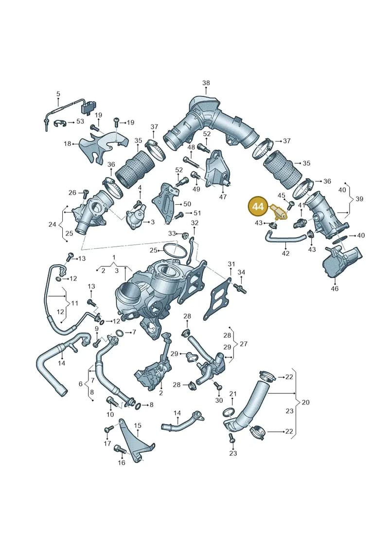 06R906051G — Audi A5 Limousine (2024-2025) diagram 8wk145175, position 44