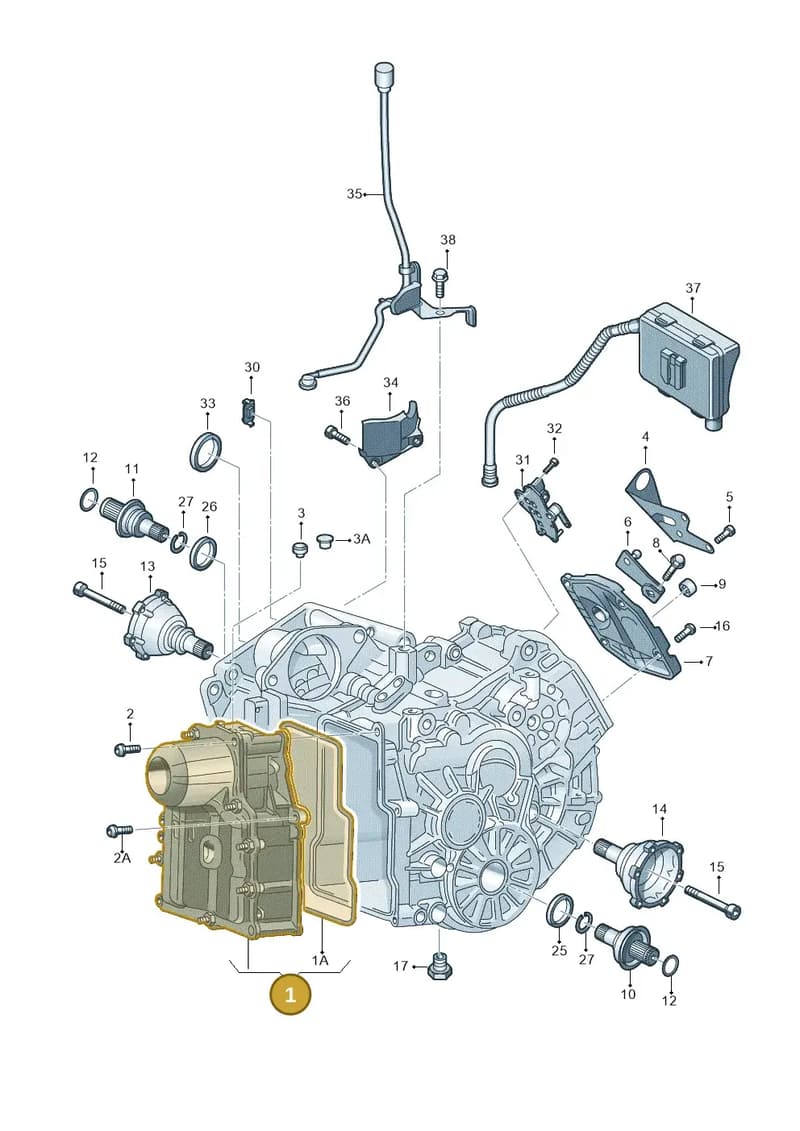 0AM325025HZ79 — Audi A1 Sportback (2014-2018) diagram 708321620, position 1