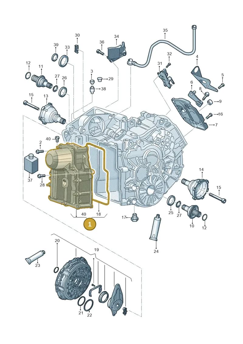 0AM325026EZ04 — Audi Q2 1.4 (2018-) diagram 890321500, position 1