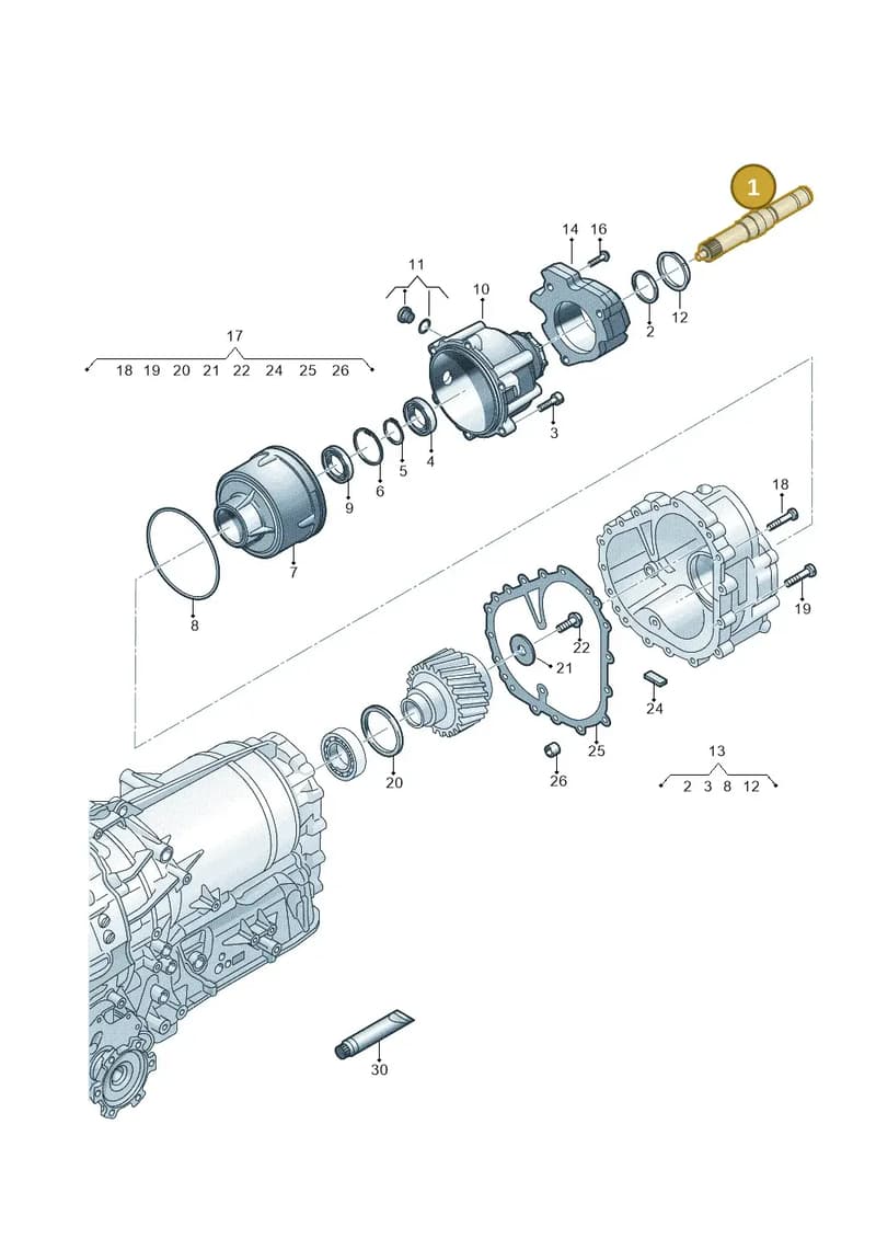 0BK409345 — Volkswagen Touareg (2017-2025) diagram 787300520, position 1