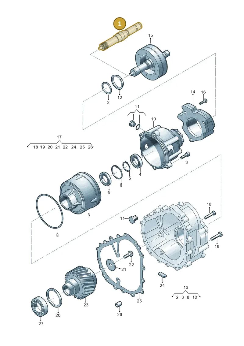 0BK409345 — Audi Q8 (2018-2025) diagram 696409900, position 1