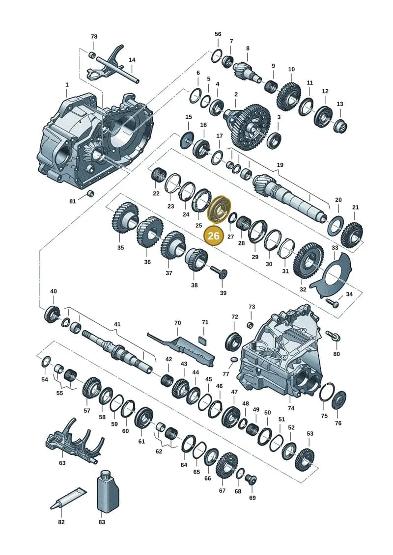0C9311239F — Skoda Octavia (2019-2022) diagram 5h0311150, position 26