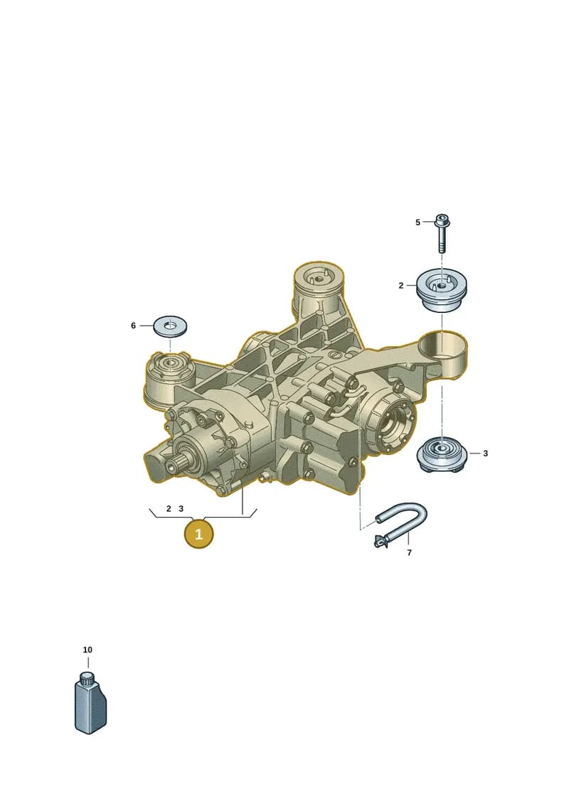 0CQ525010AP — Volkswagen Passat Estate (2023-2025) diagram 3j0525000, position 1