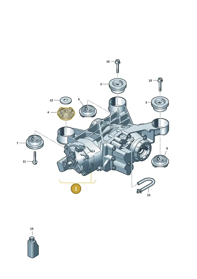 0CQ525010R — Volkswagen Golf (2019-2025) diagram 5h0525000, position 1