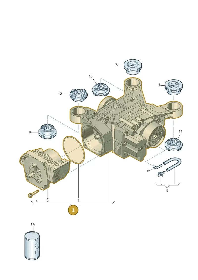 0CQ525015B — Audi TTS (2014-2023) diagram 746525100, position 1