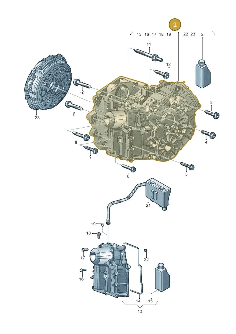 0CW300041S — Volkswagen Touran (2015-2025) diagram 827345010, position 1